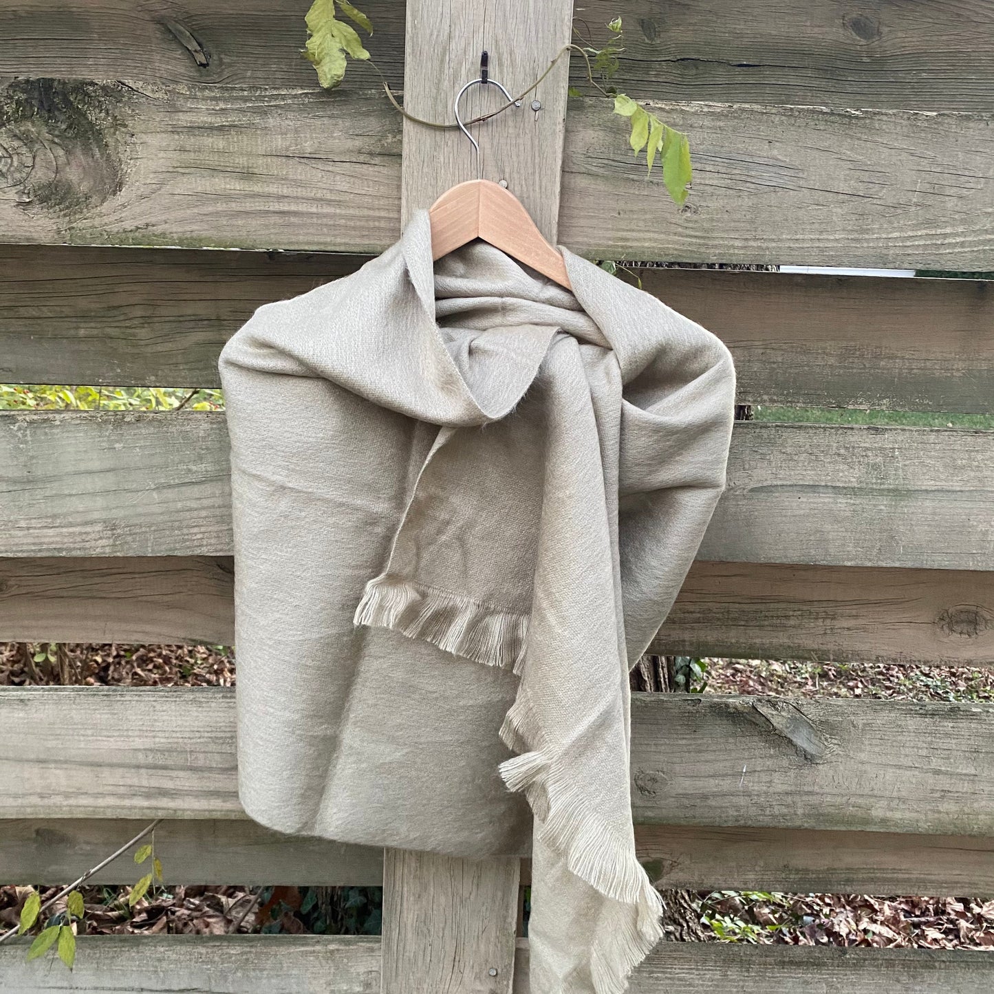 Alpaca Shawl Light khaki