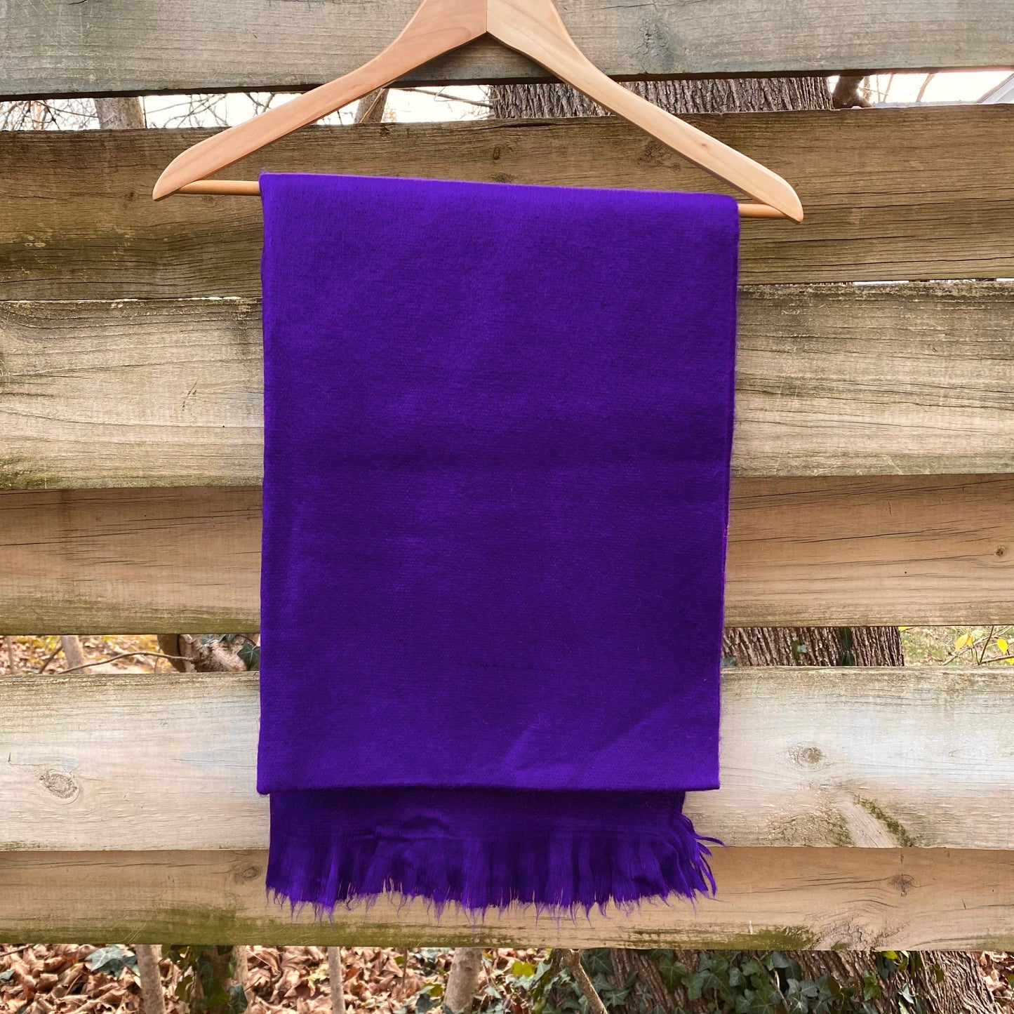 Alpaca Shawl Amethyst Purple