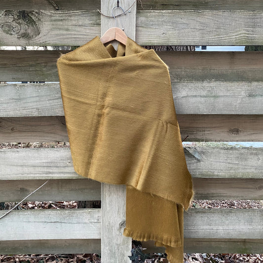 Alpaca Shawl Antique gold