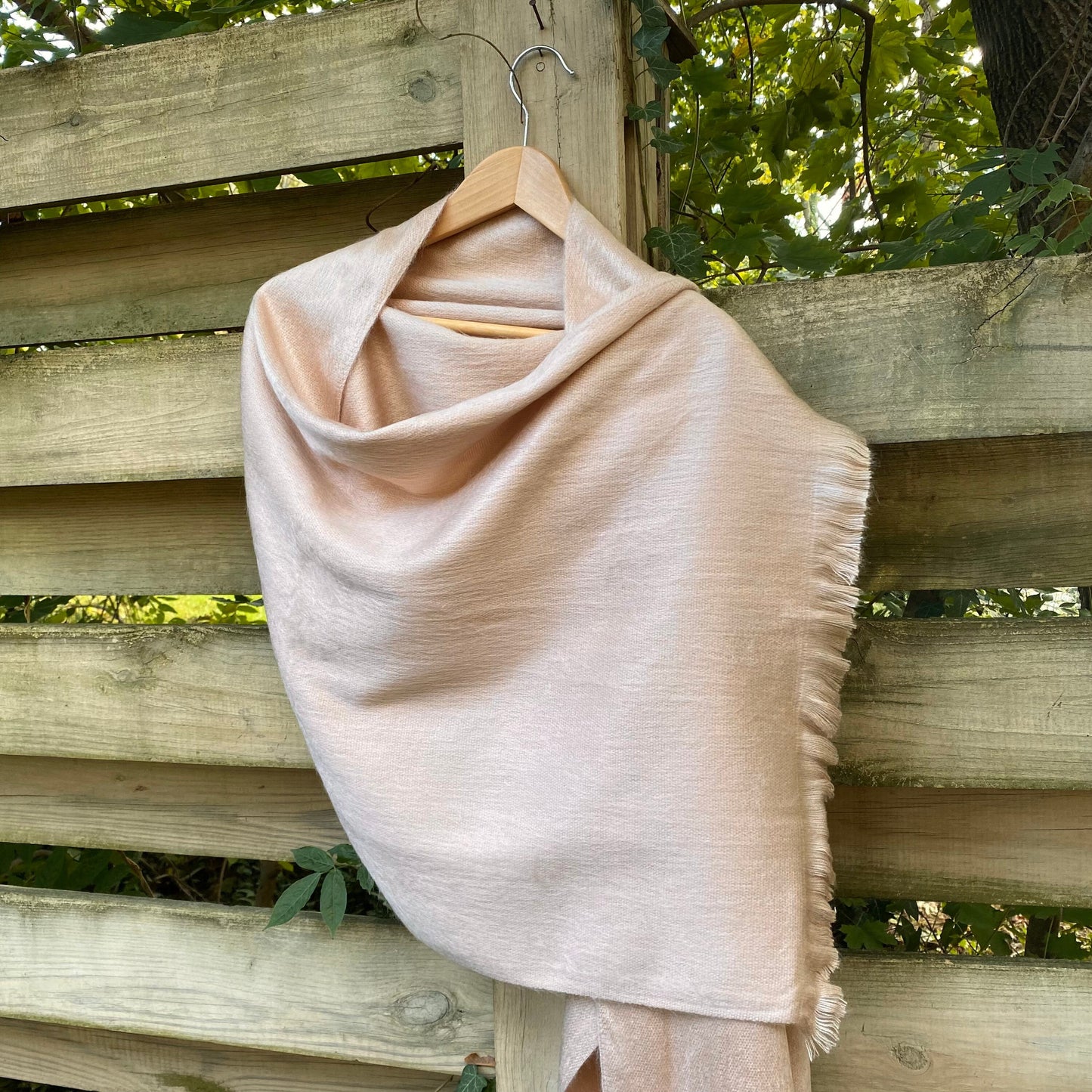 Alpaca Shawl Blush