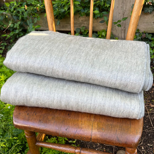 Alpaca Throw Blanket Grey