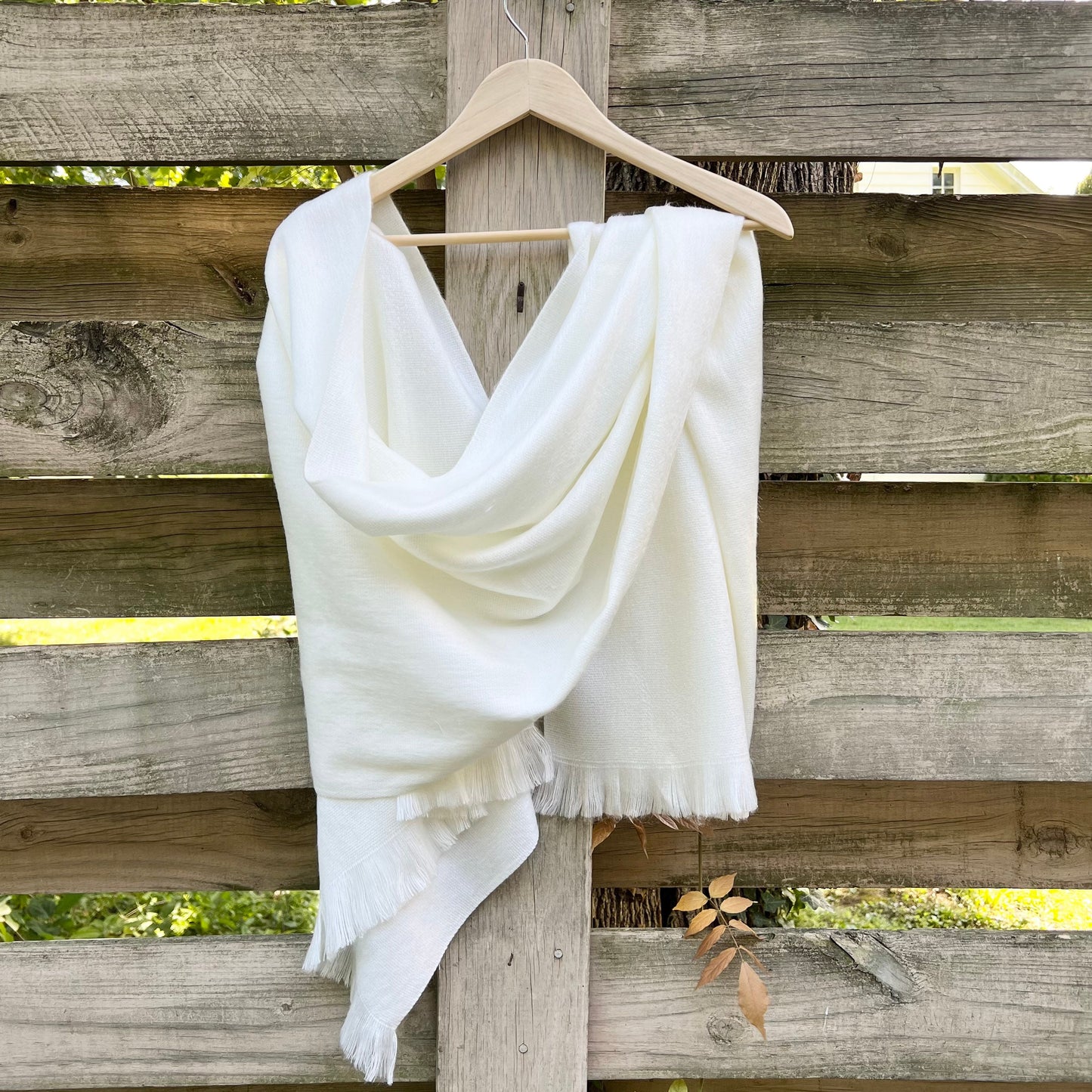 Alpaca Shawl Cream