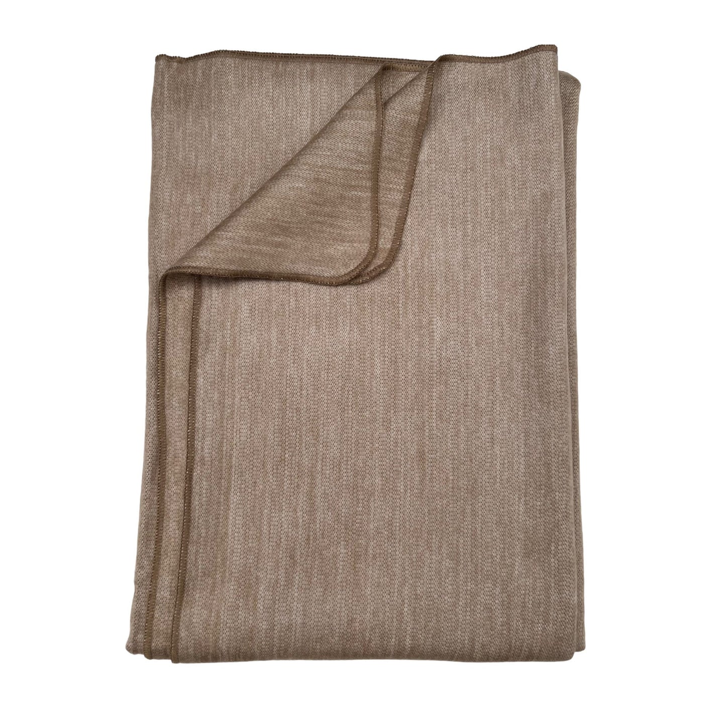 Alpaca Throw Blanket Soft Brown - Natural Brown