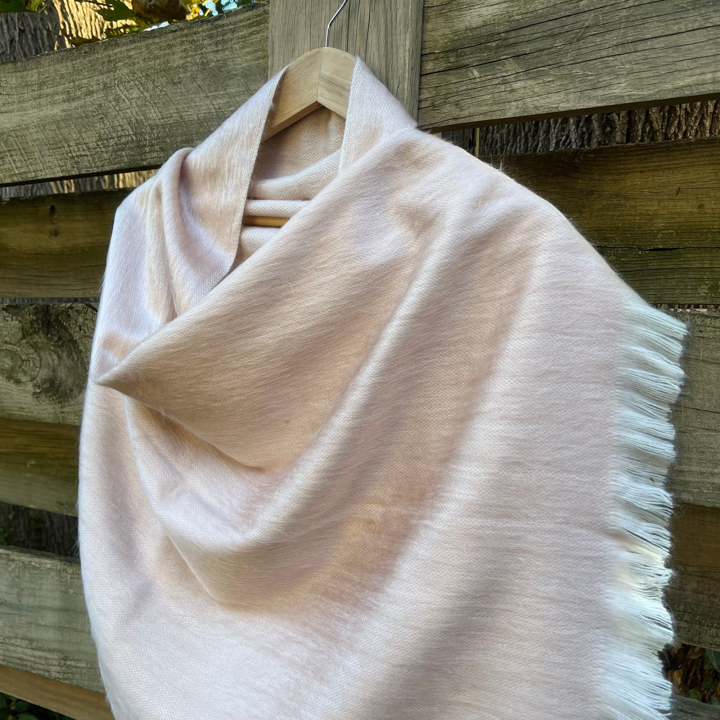 Alpaca Shawl Soft Blush