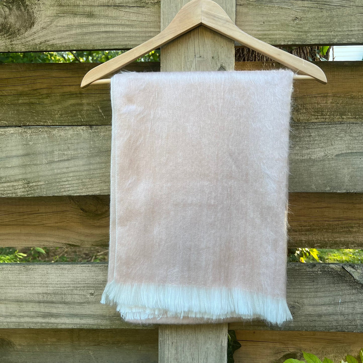 Alpaca Shawl Soft Blush