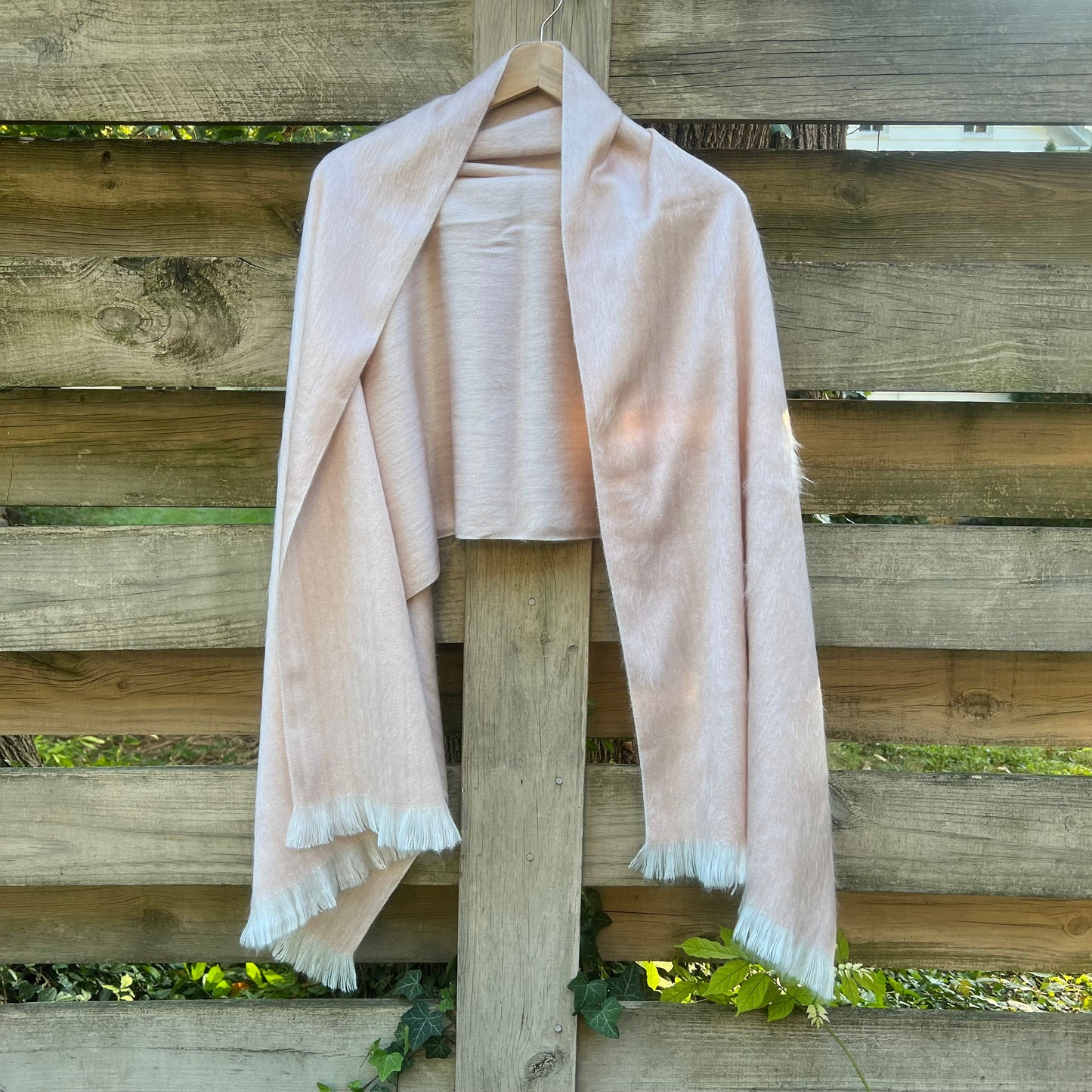 Alpaca Shawl Soft Blush