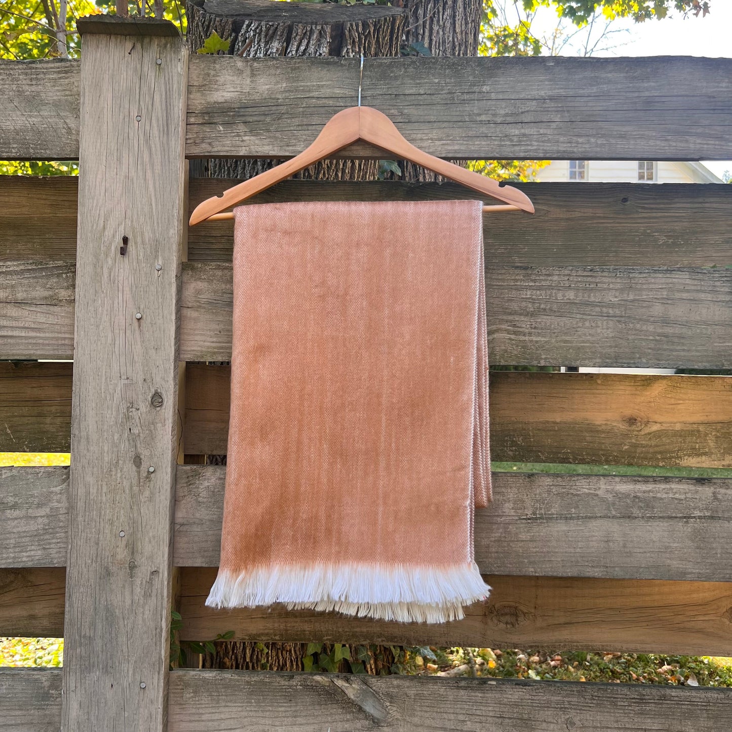 Alpaca Shawl Soft Copper Brown