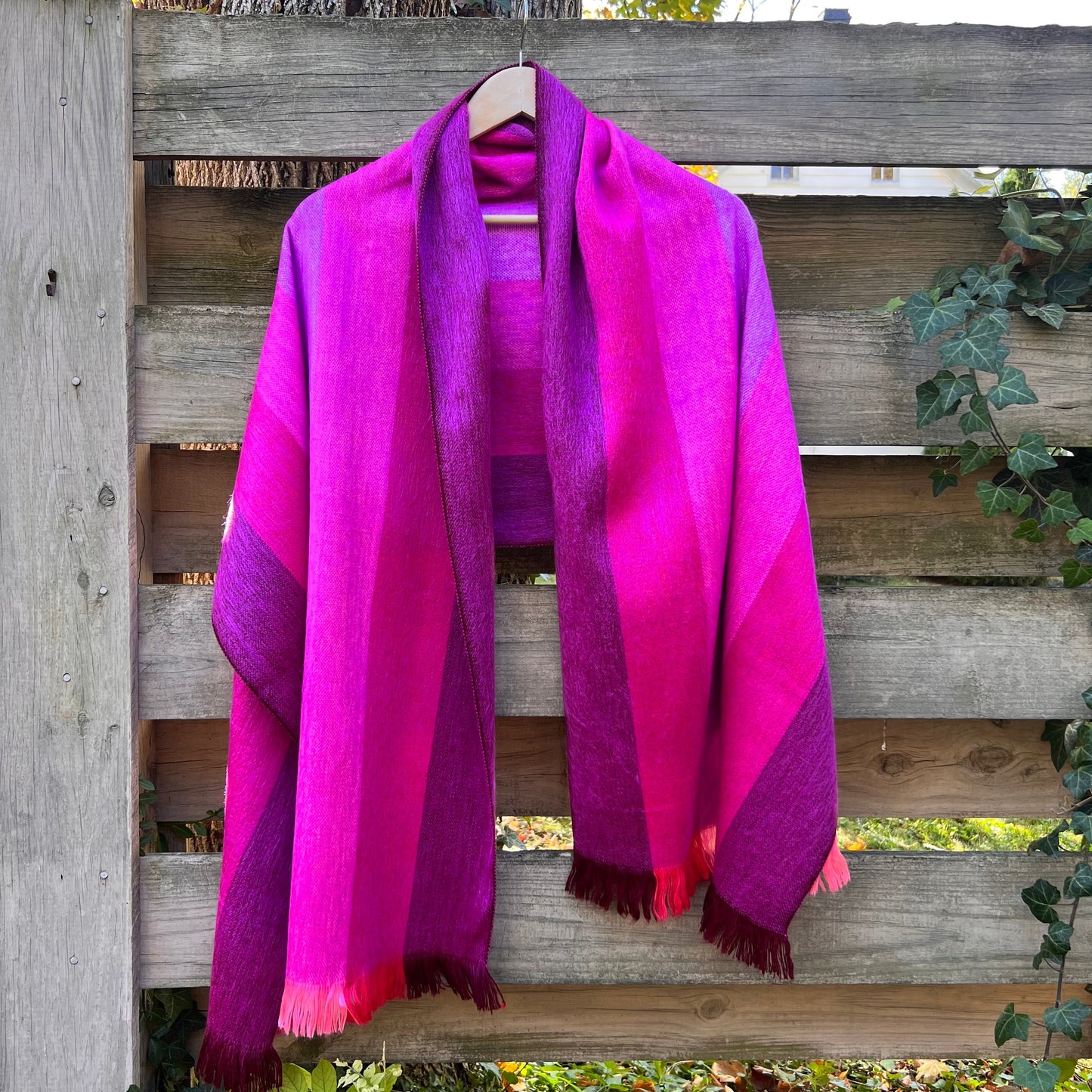 Alpaca Multicolor shades of orchid  with shades of coral and pinky