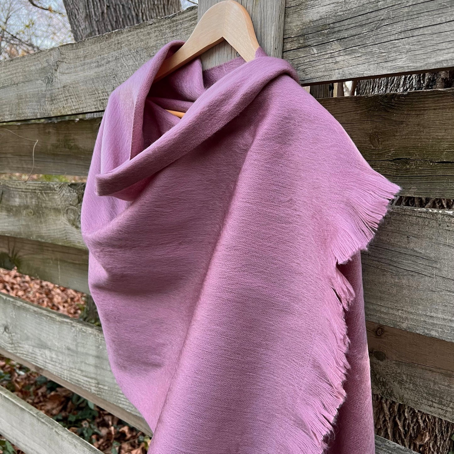 Alpaca Shawl Rose pink