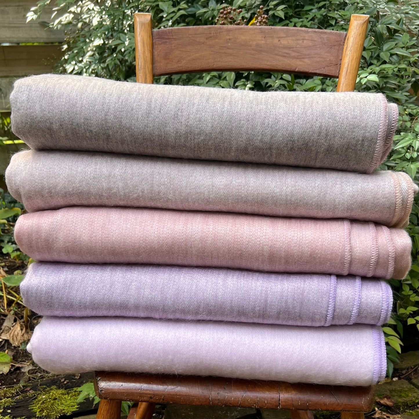 Alpaca Throw Blanket Heather Rose | girls blanket