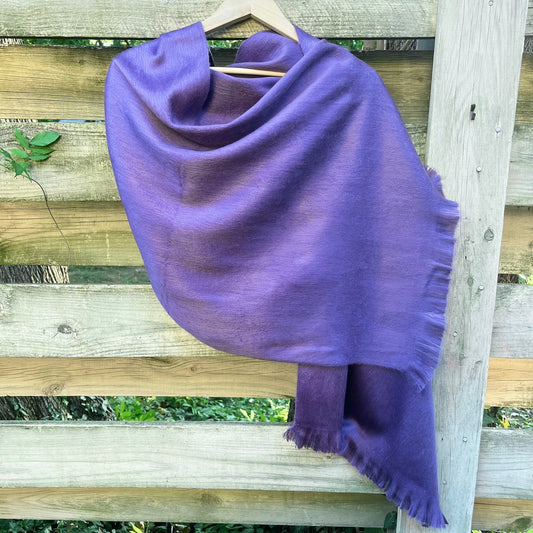 Alpaca Shawl iris