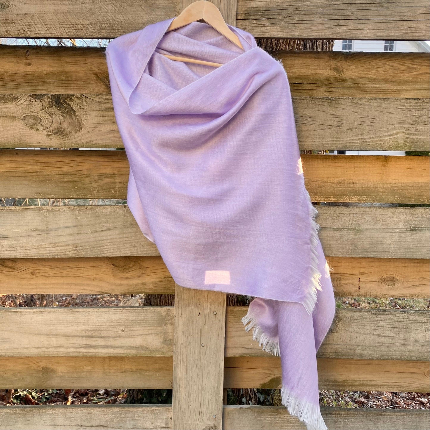 Alpaca Shawl Soft Lilac