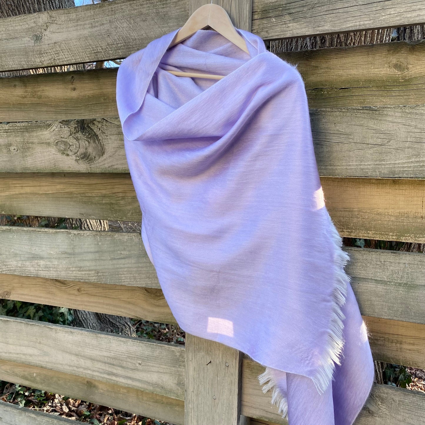 Alpaca Shawl Lavender