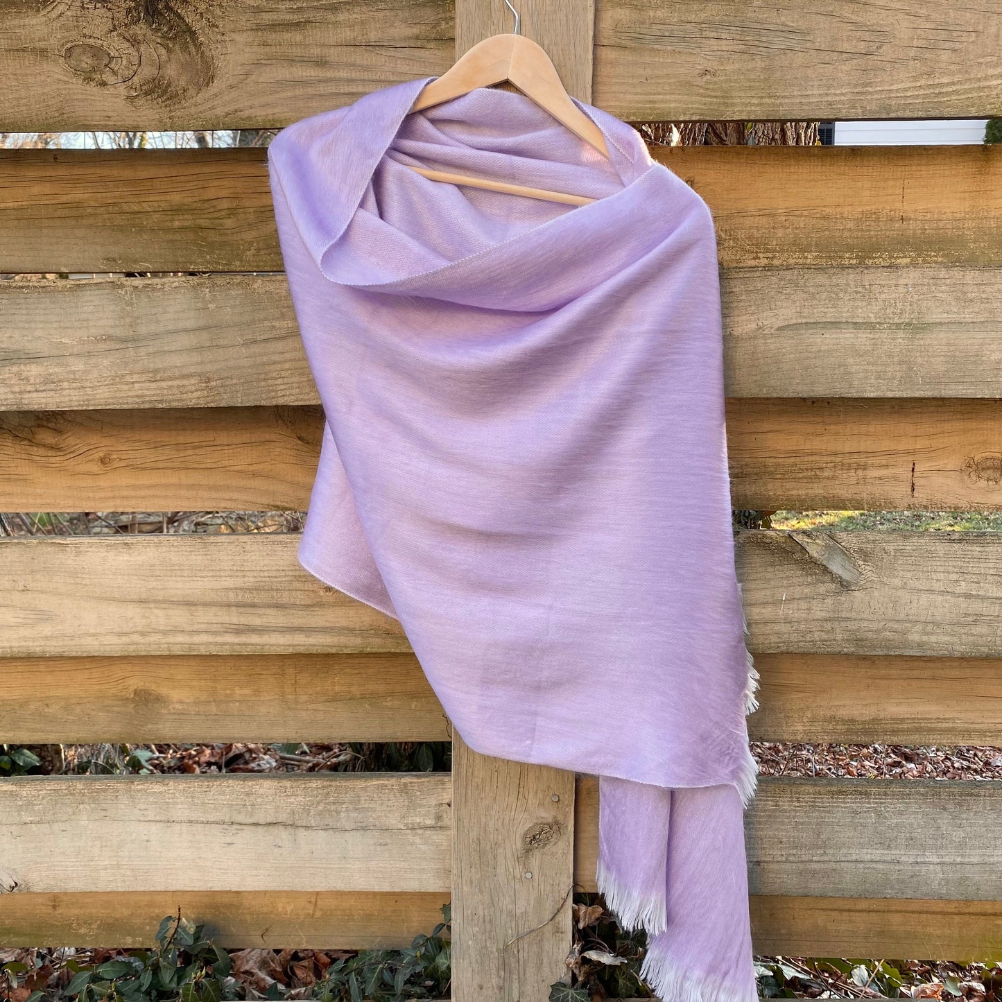 Alpaca Shawl Soft Lilac