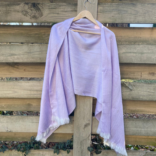 Alpaca Shawl Lavender