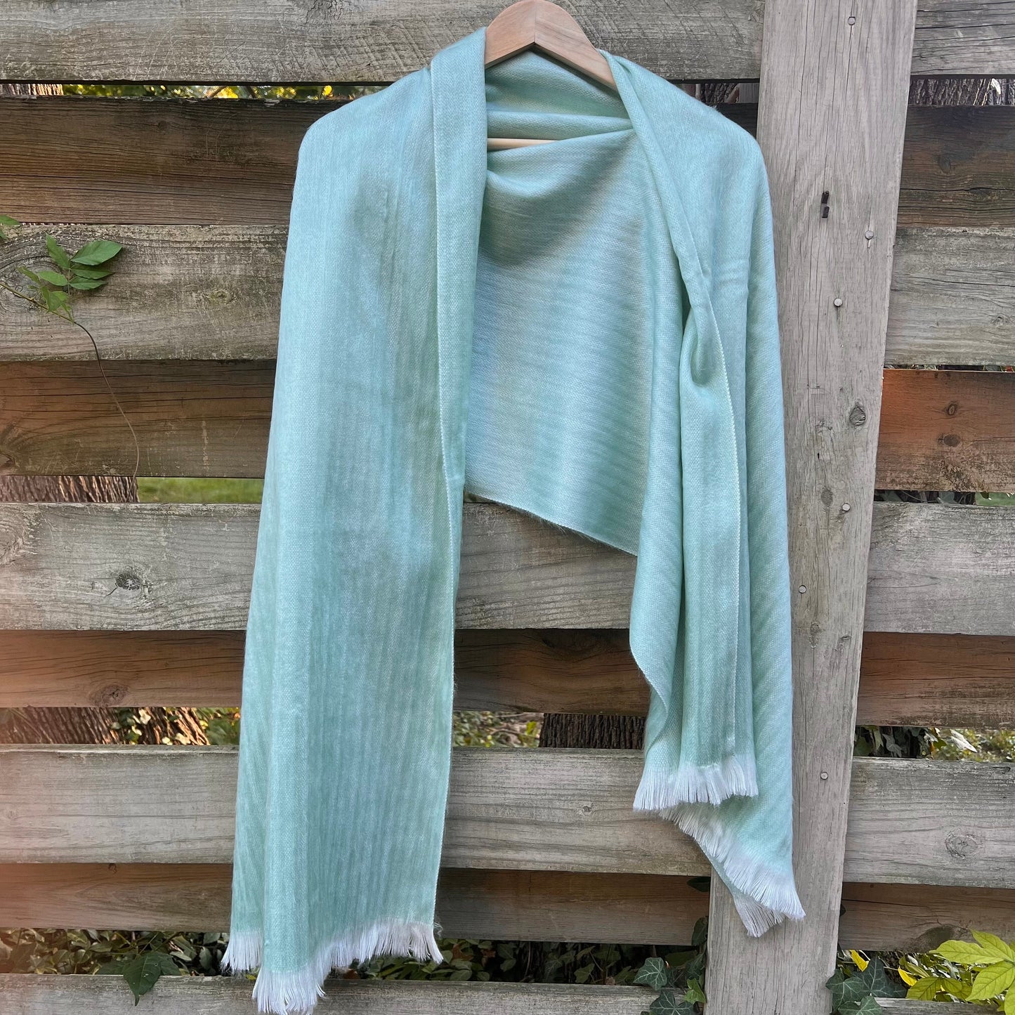 Alpaca Shawl Soft Silver Sage