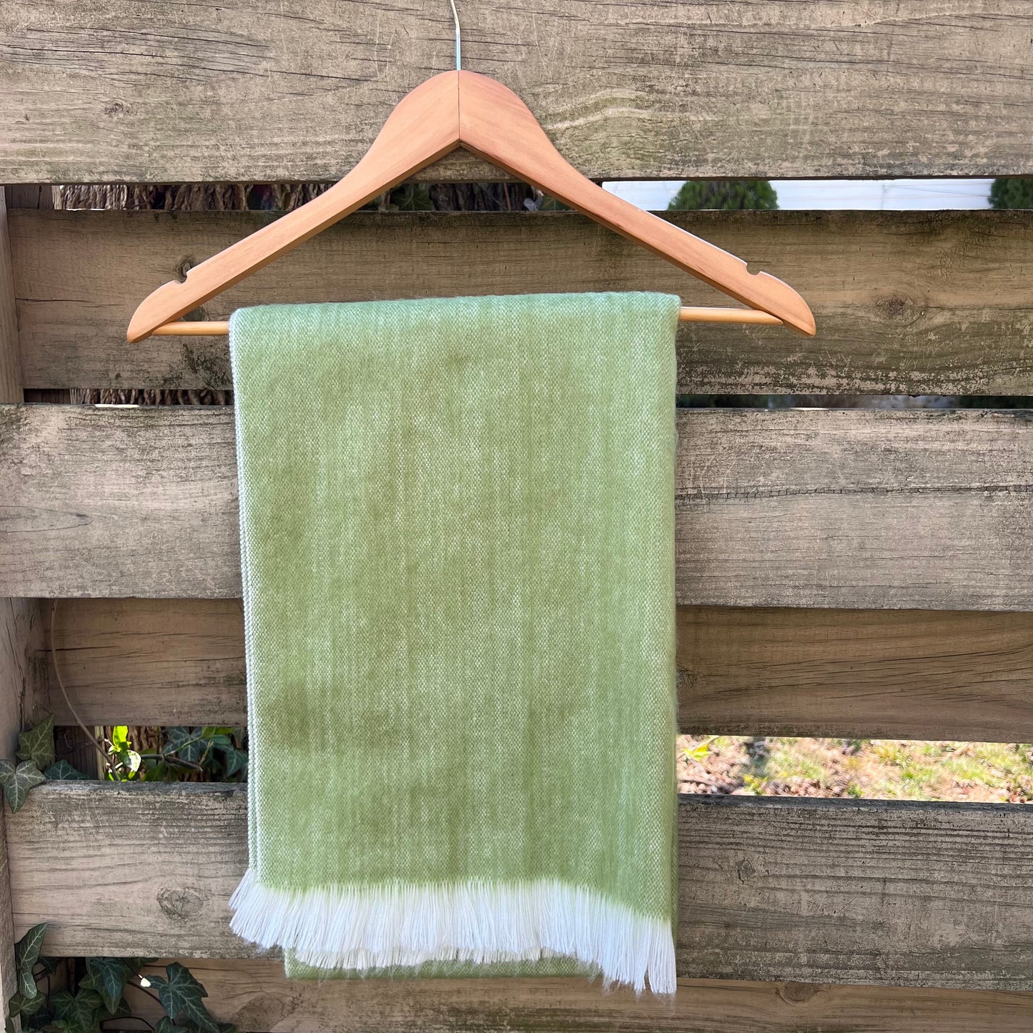 Alpaca Shawl soft Green