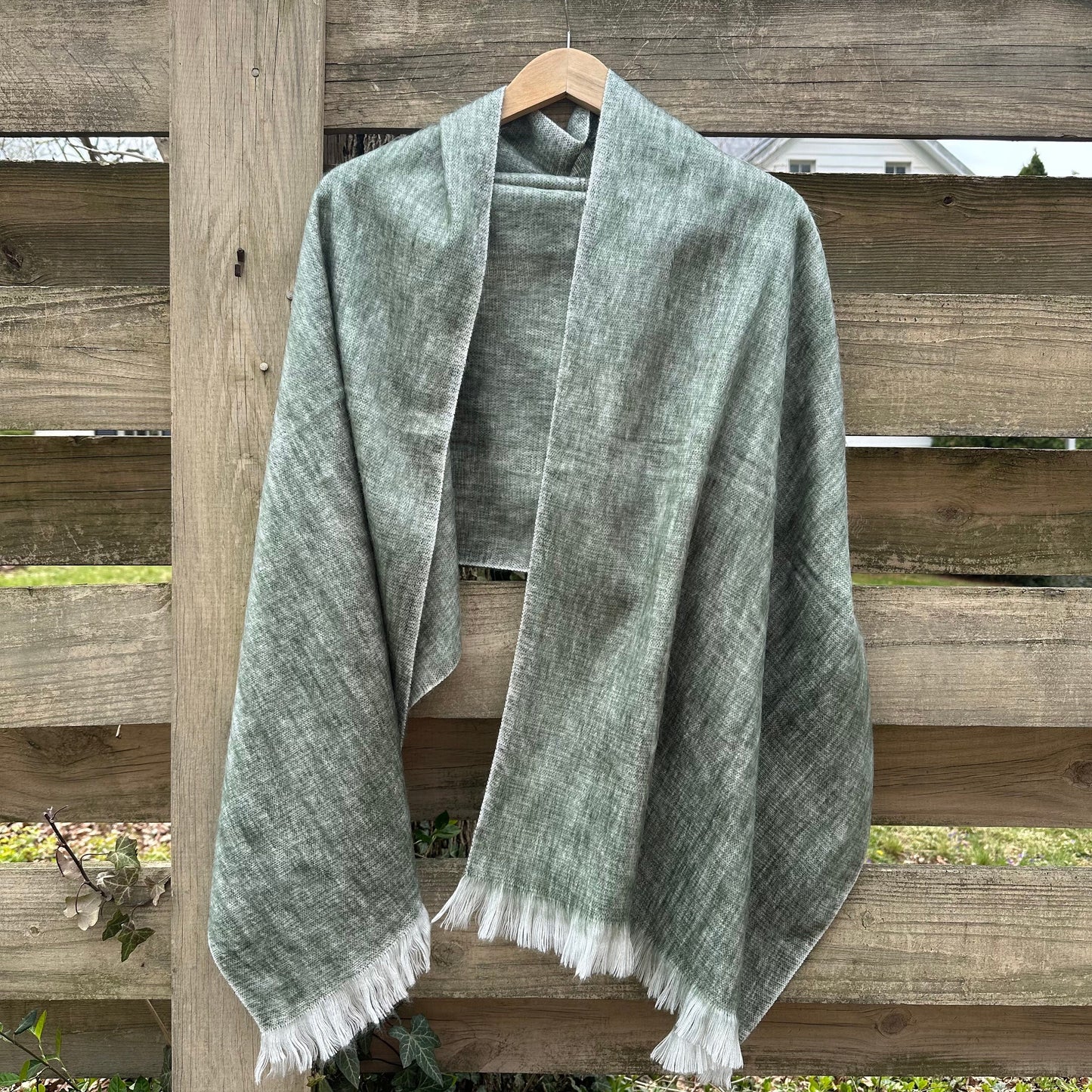 Alpaca Shawl soft Woodland Green | Pine Green |