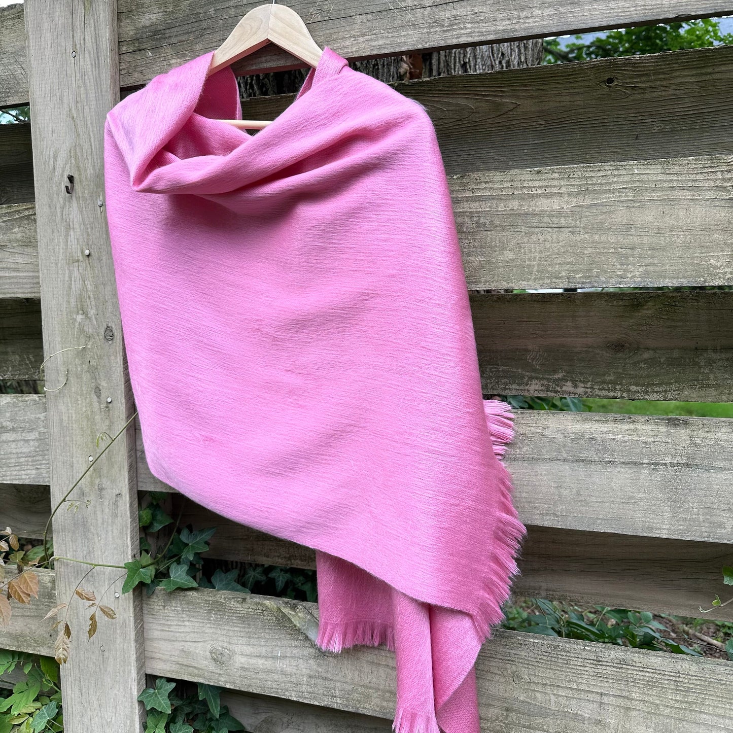 Alpaca Shawl Pink